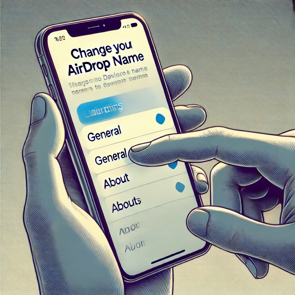 iPhone'da AirDrop Adını Değiştirme